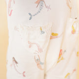 Pehr-Short Sleeve Toddler Puff Romper-Mermaid Melody-3