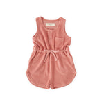 Pehr-Classic Terry Drawstring Romper-Shell-Kid-1