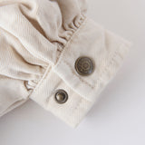 Pehr-Vintage Twill Puff Sleeve Jumpsuit-Natural-4