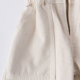 Pehr-Vintage Twill Puff Sleeve Jumpsuit-Natural-6