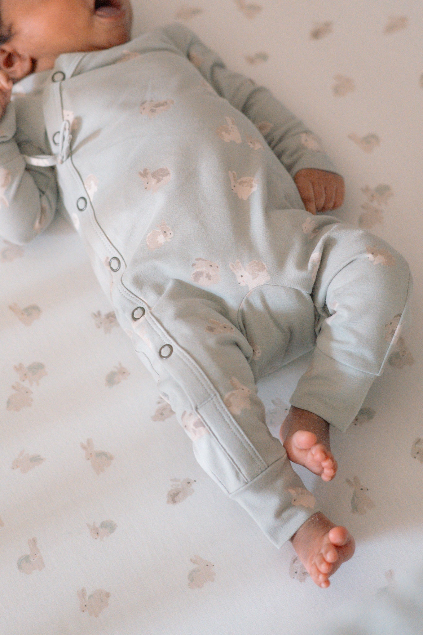Pehr-The Littles Kimono Romper-Hoppy Bunny-Baby-4