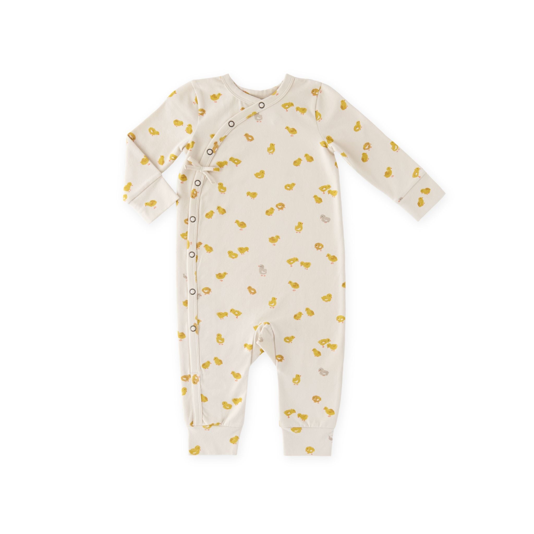 Pehr-The Littles Kimono Romper-Cheerful Chick-Baby-1