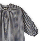 Gingham Women's Blouse Women's Clothing Pehr Canada Indigo L - XL