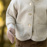 Pehr-Toddler wool knit mittens-rose-4