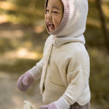 Pehr-Toddler wool knit mittens-rose-6