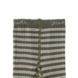 Pehr-Striped Ribbed Tights with Grips-Sage - Juniper Stripe-4