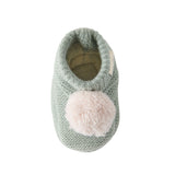 Wool Knit Pom Pom Bootie Booties Pehr Canada