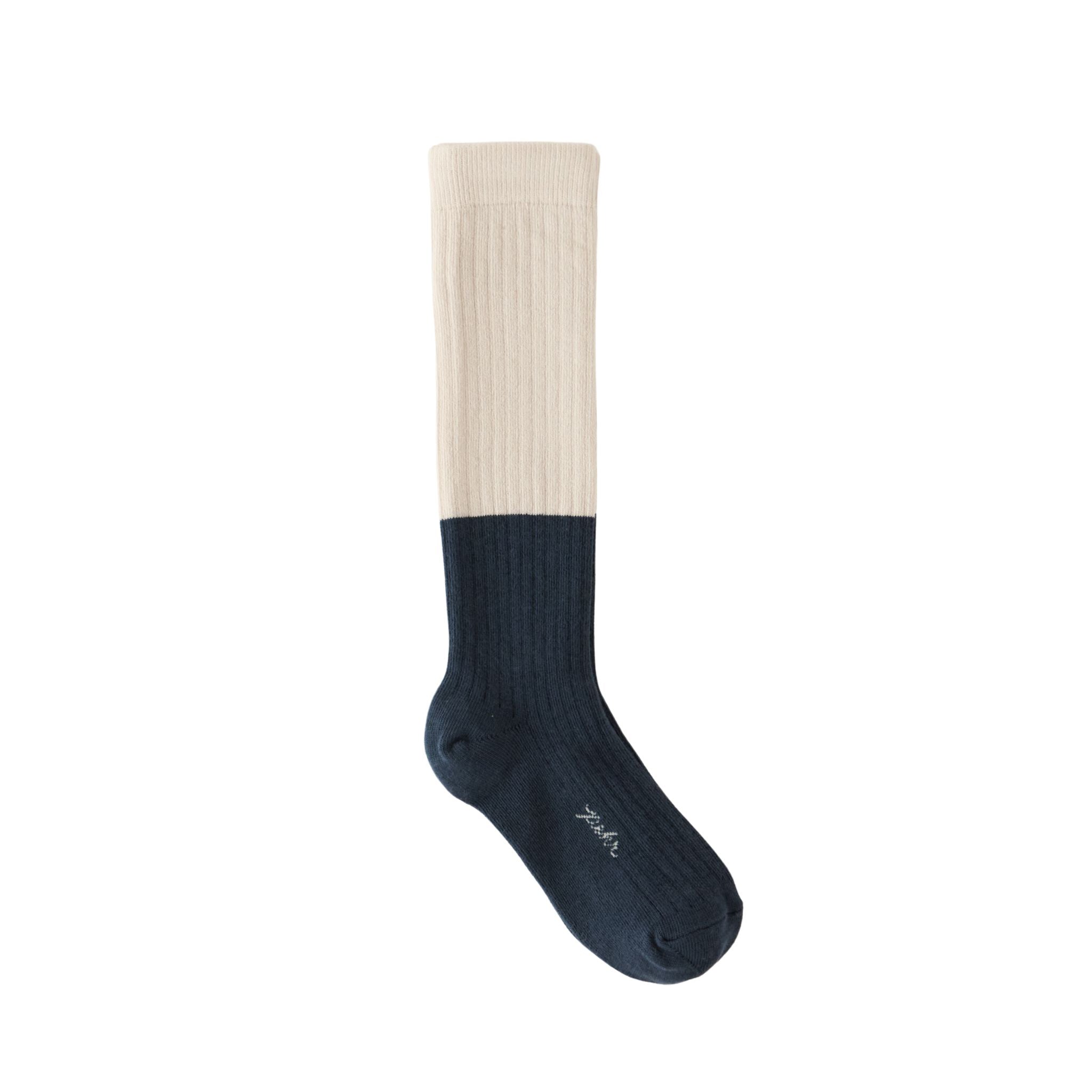 Knee Length Socks Socks Pehr Canada Ink w Natural 4 - 5 T