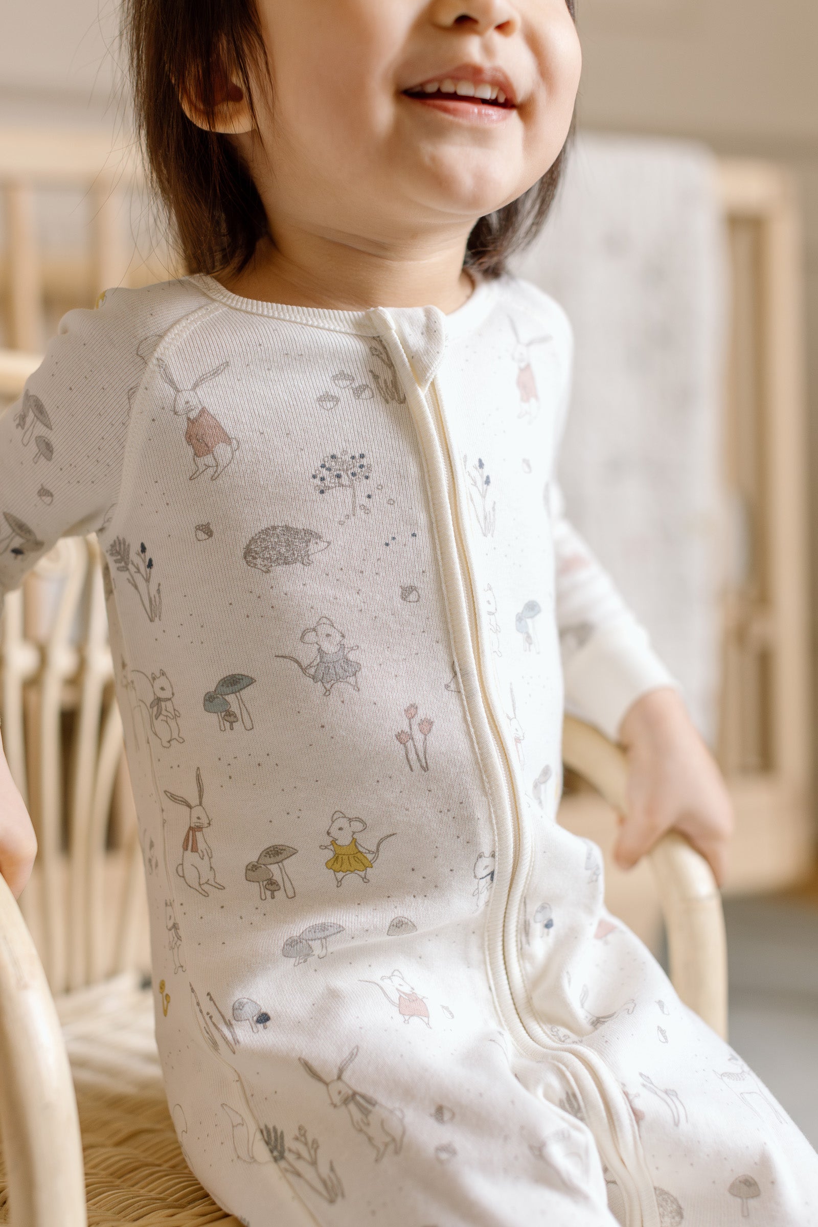 Pehr-Ribbed Baby Footless Sleeper-Magical Forest 12 - 18 mos.-2