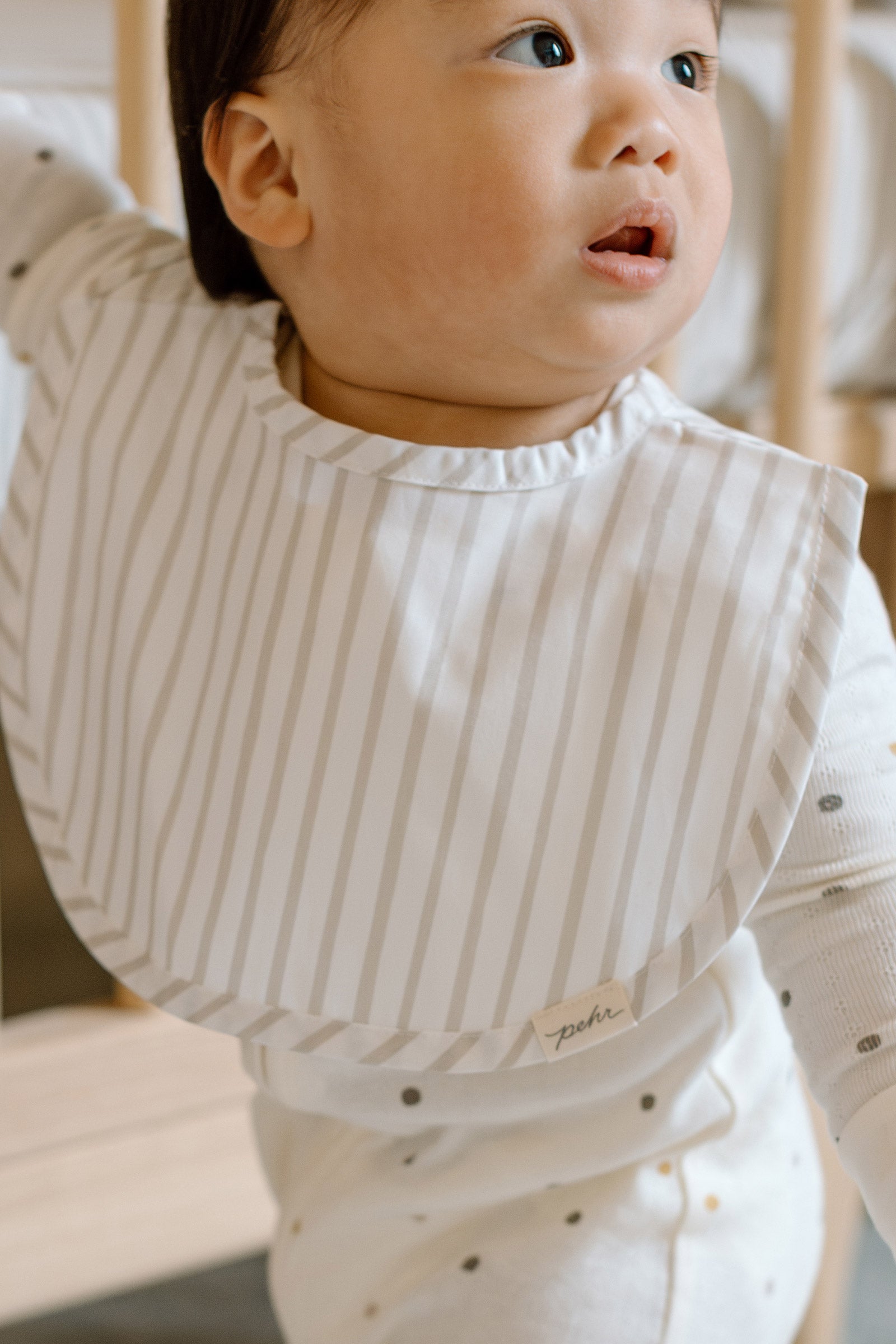 Pehr-Bib-Stripes Away Pebble Grey-2