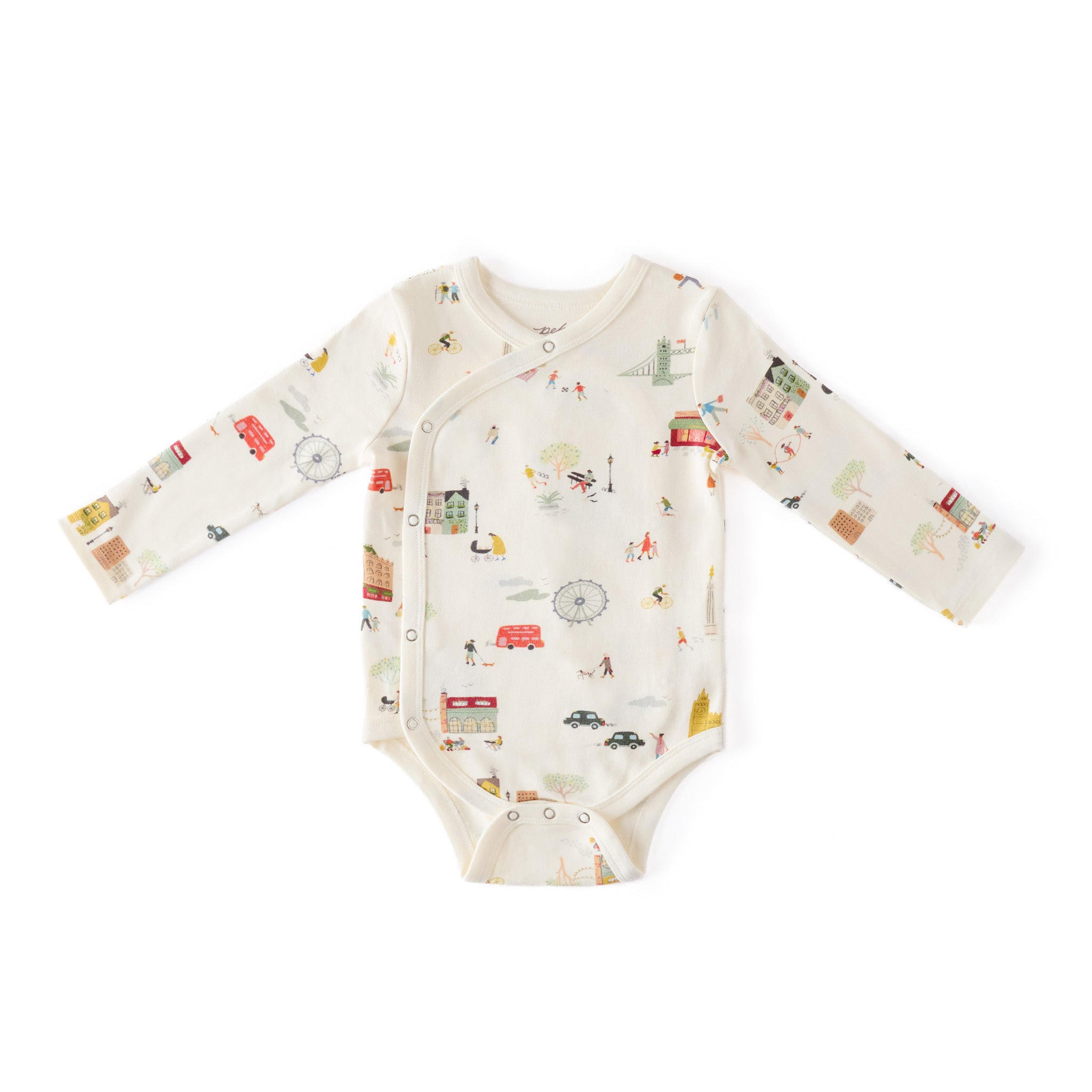 Long Sleeve Kimono One-Piece One-Piece Pehr Canada Explore London 0 - 3 mos.