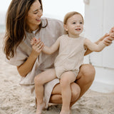 Pehr-Classic Terry Pocket One-Piece-Sand-3