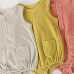 Pehr-Classic Terry Pocket One-Piece-Sand-4