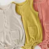 Pehr-Classic Terry Pocket One-Piece-Sand-4
