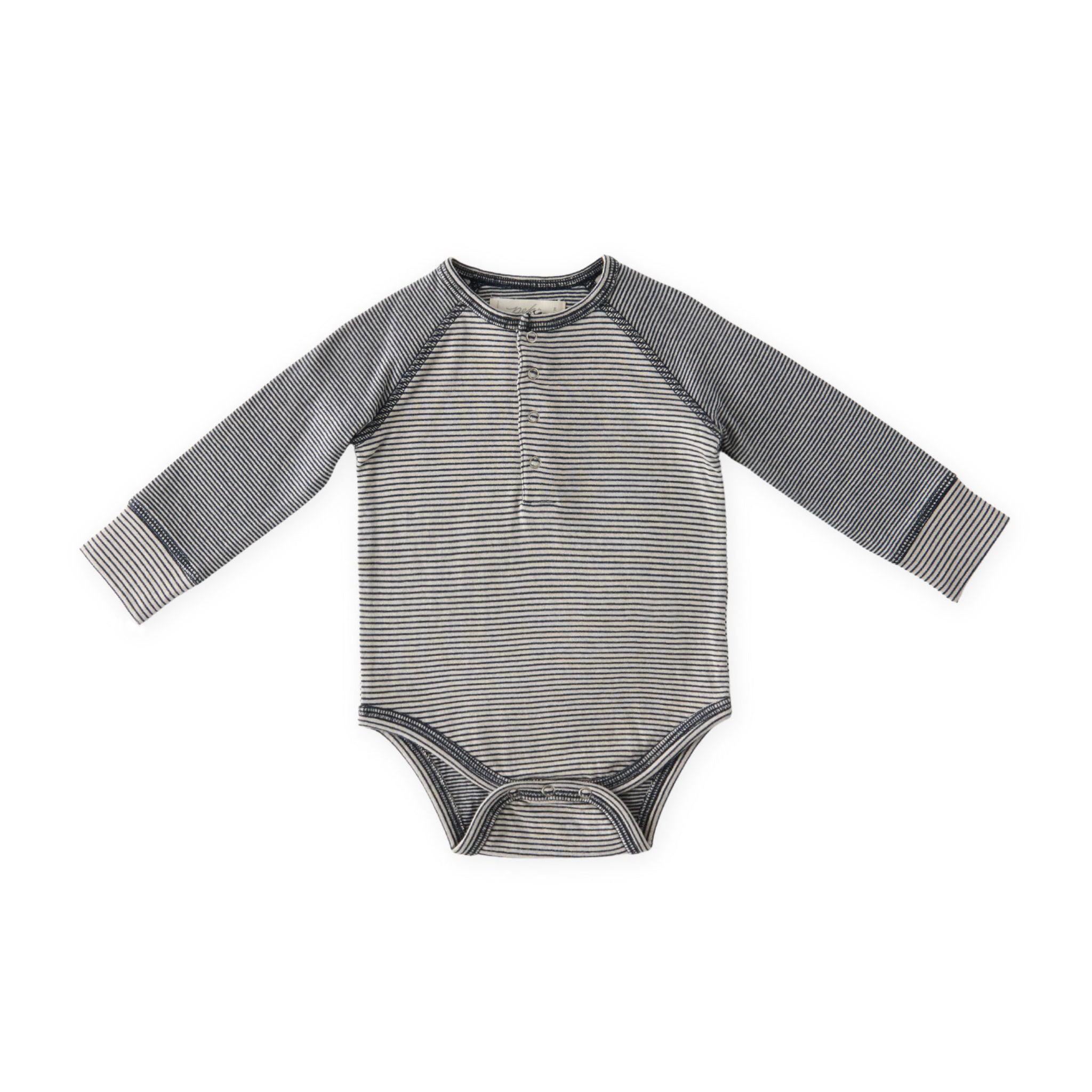 Pehr- Sailor Stripe Raglan One Piece - Ink - 1