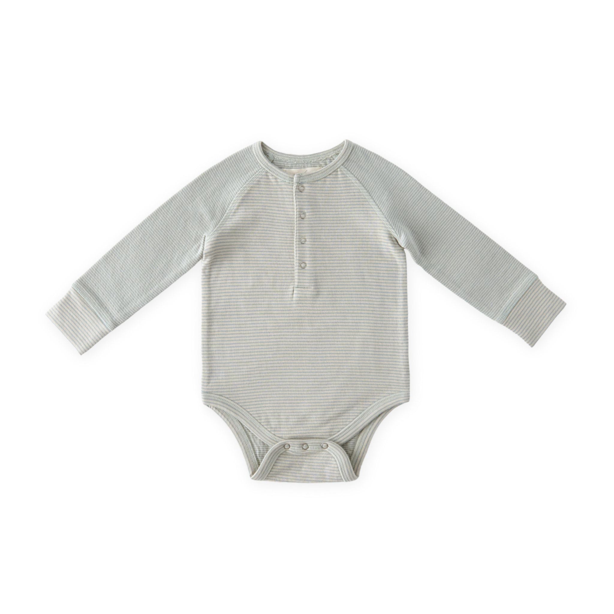 Pehr- Sailor Stripe Raglan One Piece - Sea - 1