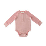Pehr- Sailor Stripe Raglan One Piece - Tea Rose - 1