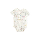 Pehr-Short Sleeve Henley One Piece-Crawling Critters-1