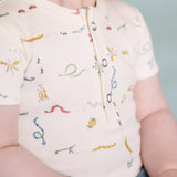 Pehr-Short Sleeve Henley One Piece- Crawling Critters-2