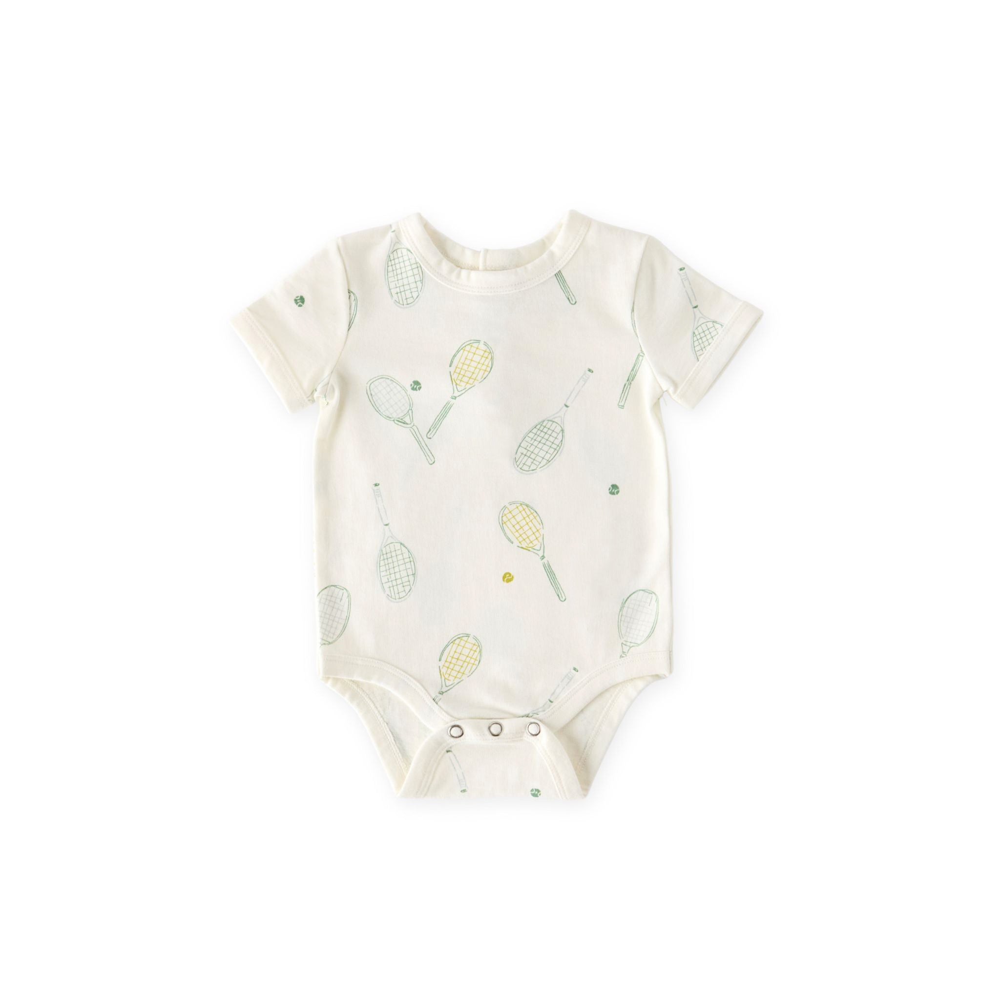 Pehr-Short Sleeve Henley One Piece-Doubles-1