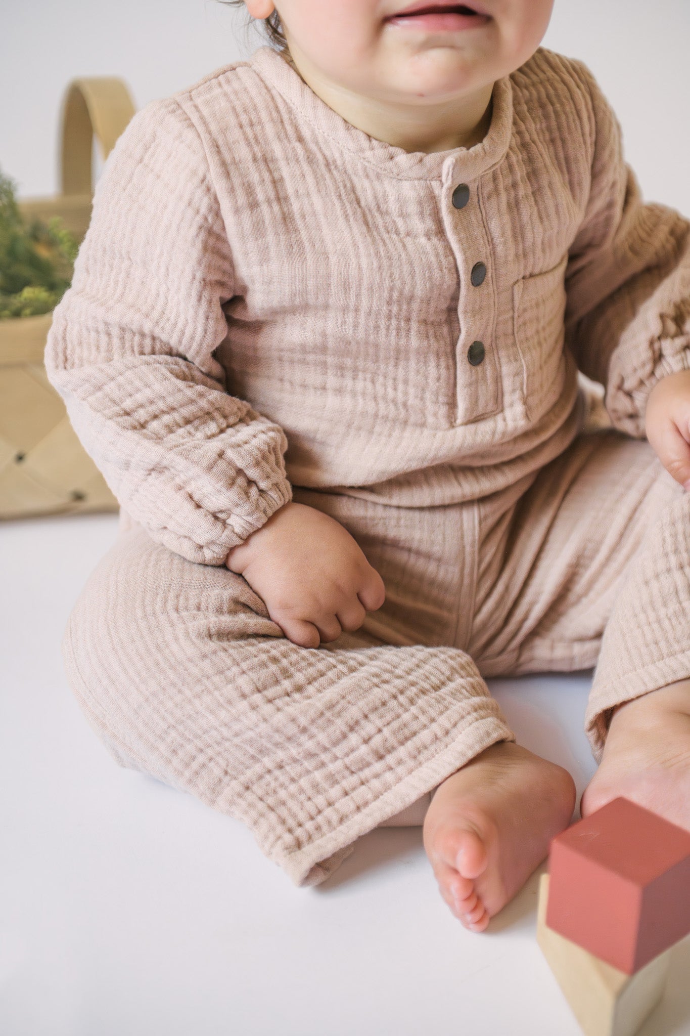 pehr-muslin gauze one piece-fawn-baby-2