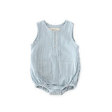 Pehr-Seersucker Pocket One-Piece-Marine Blue-1