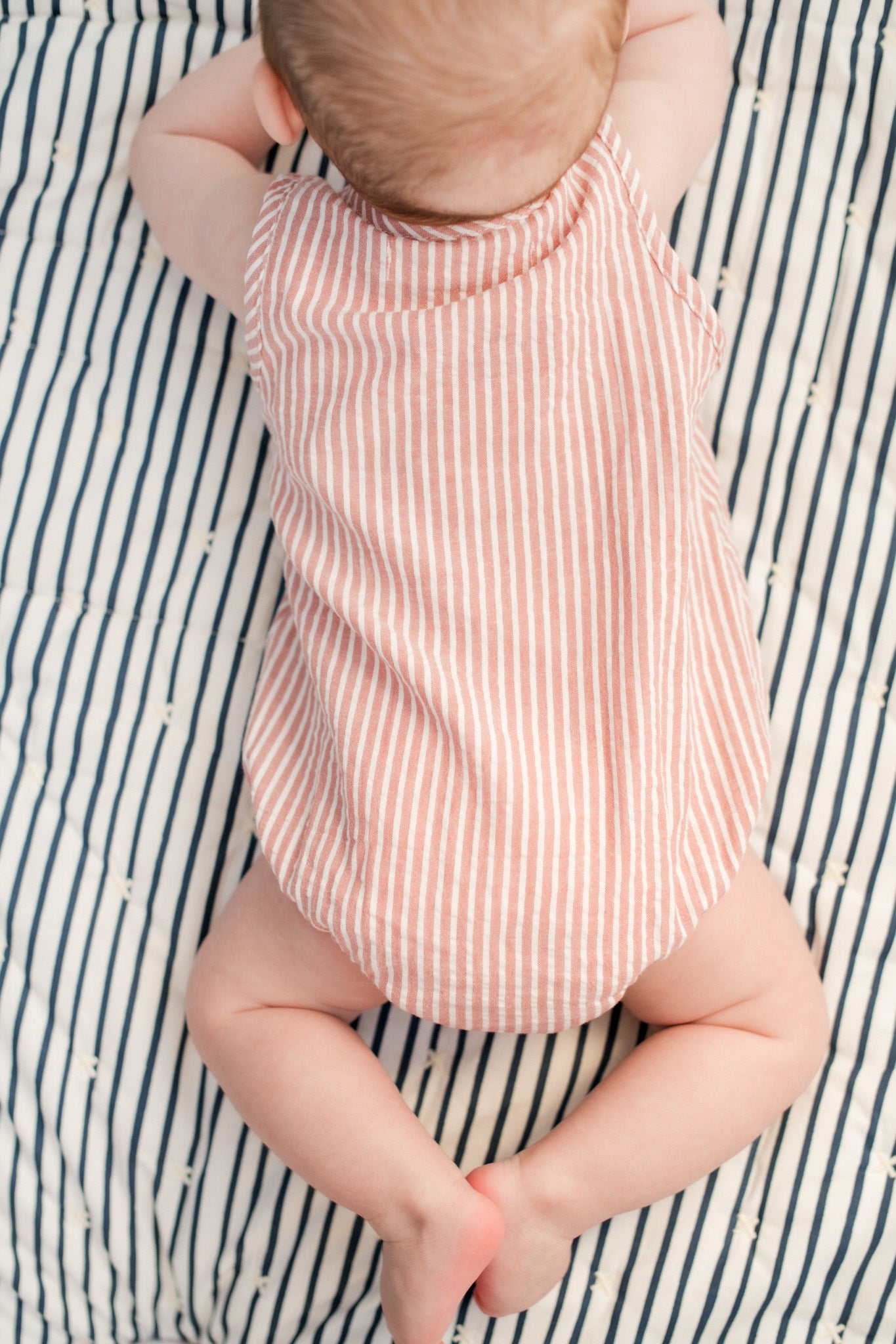 Pehr-Seersucker Pocket One-Piece-Anchor Red-3