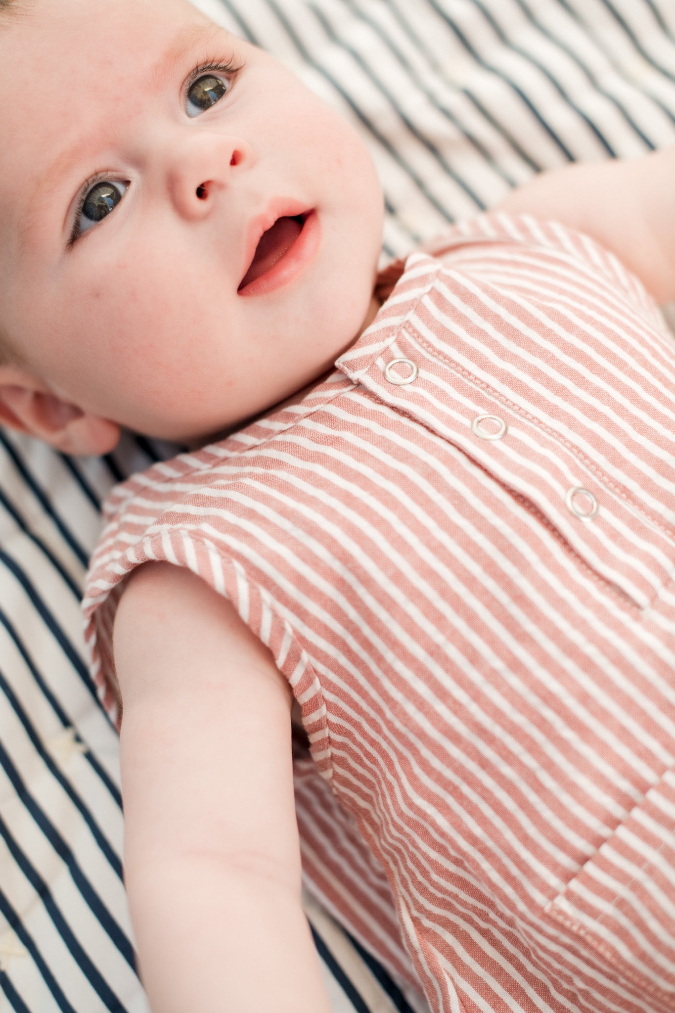 Pehr-Seersucker Pocket One-Piece-Anchor Red-4