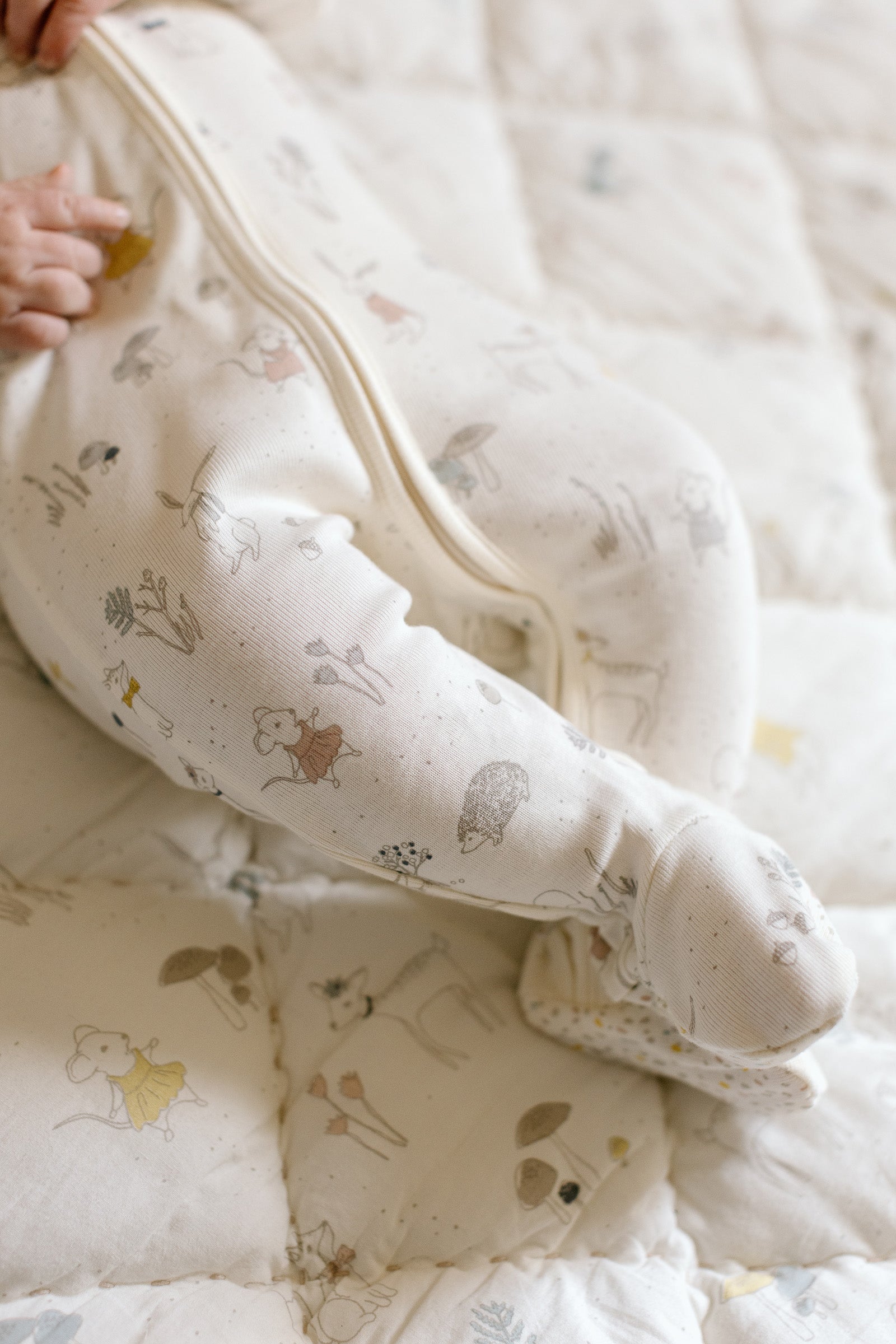 Pehr-Ribbed Baby Sleeper-Magical Forest-3