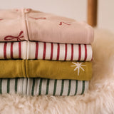 Pehr-Ribbed Baby Sleeper-Stripes Away Berry-1