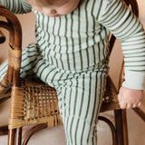 pehr-ribbed toddler pajama-Stripes Away Evergreen-3