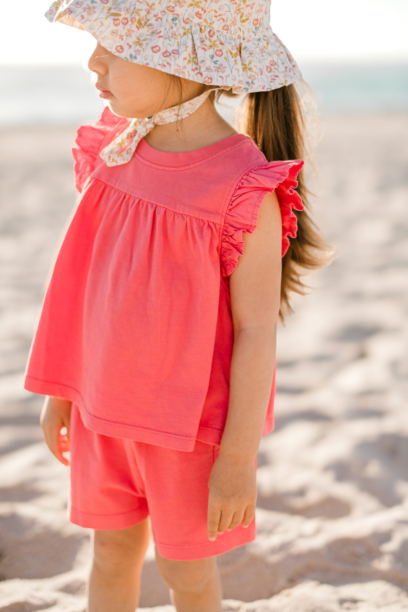 Pehr Garment Dye Short-Raspberry-2