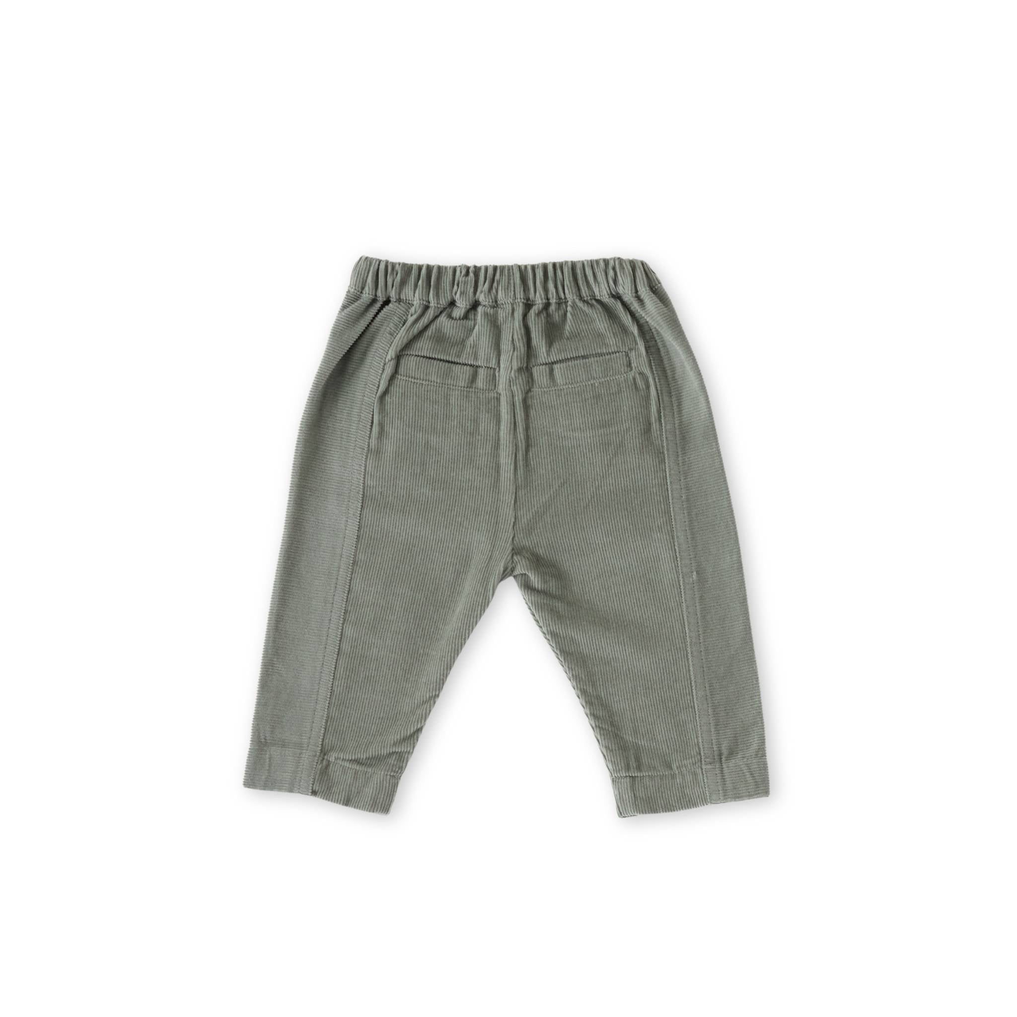 Pehr-Corduroy Kids Pant-Sage-3