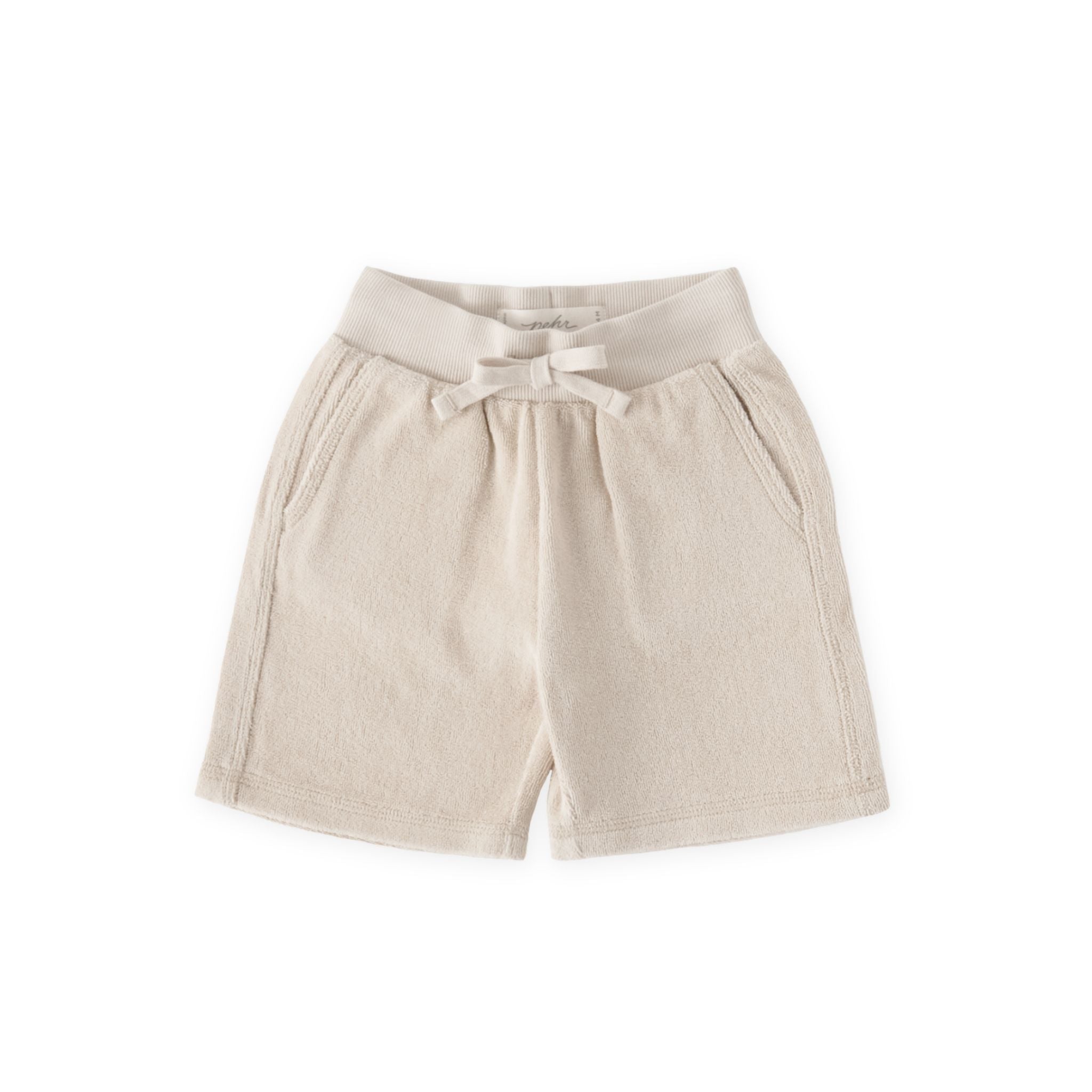 Pehr-Classic Terry Board Short-Sand-Kid-1