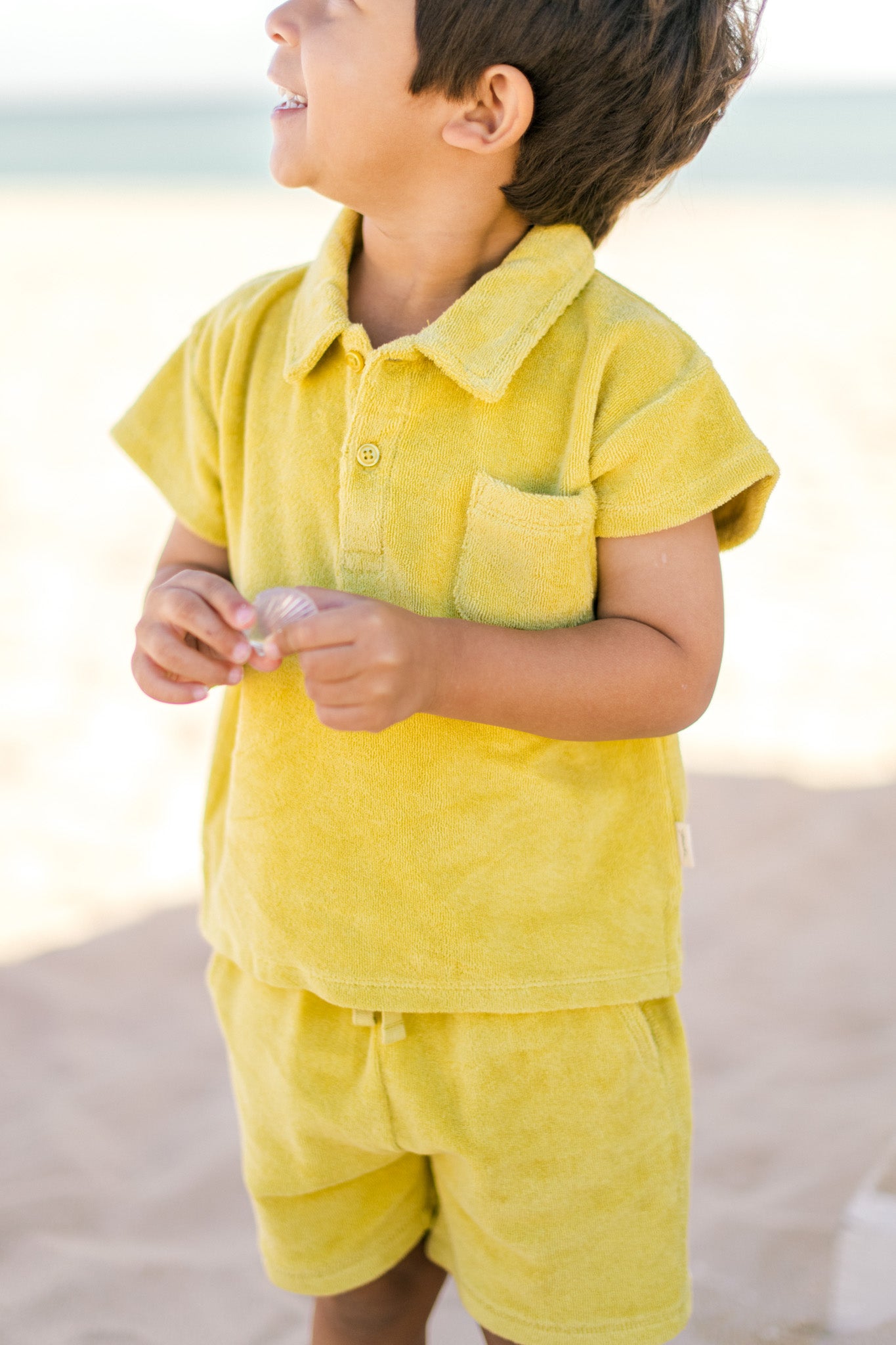 Pehr-Classic Terry Board Short-Citrus-Toddler-2