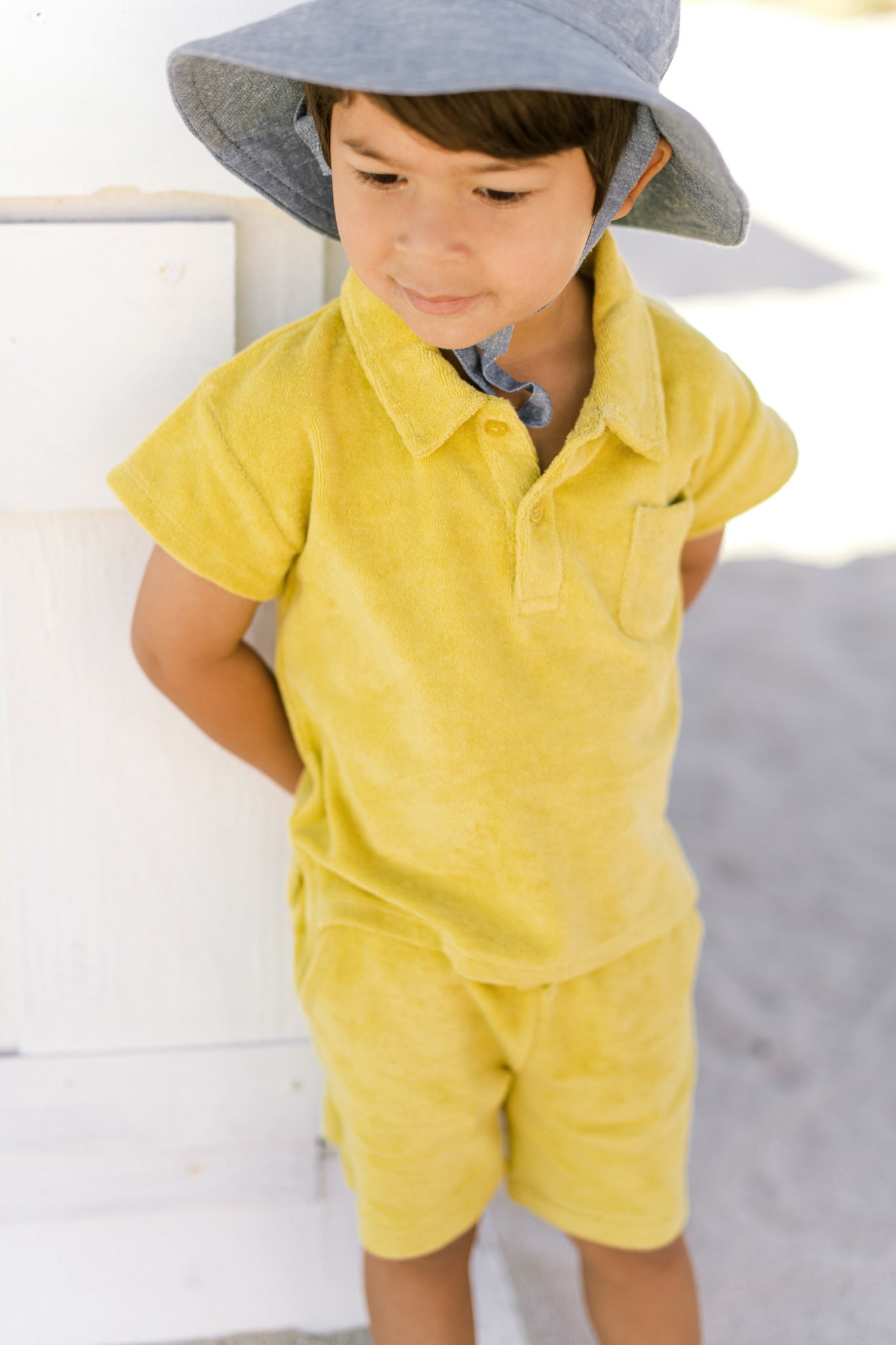 Pehr-Classic Terry Board Short-Citrus-Toddler-4