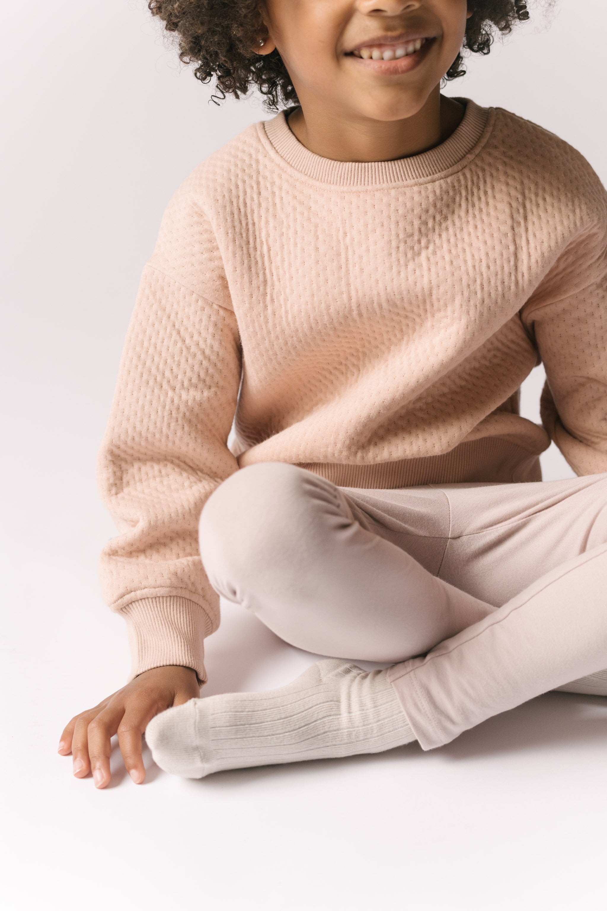 Pehr-Essentials Kids Legging-Pale Pink-3