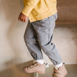 Pehr-Vintage Twill Toddler Utility Jogger-Charcoal-2