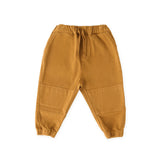 Pehr-Vintage Twill Toddler Utility Jogger-Caramel-1