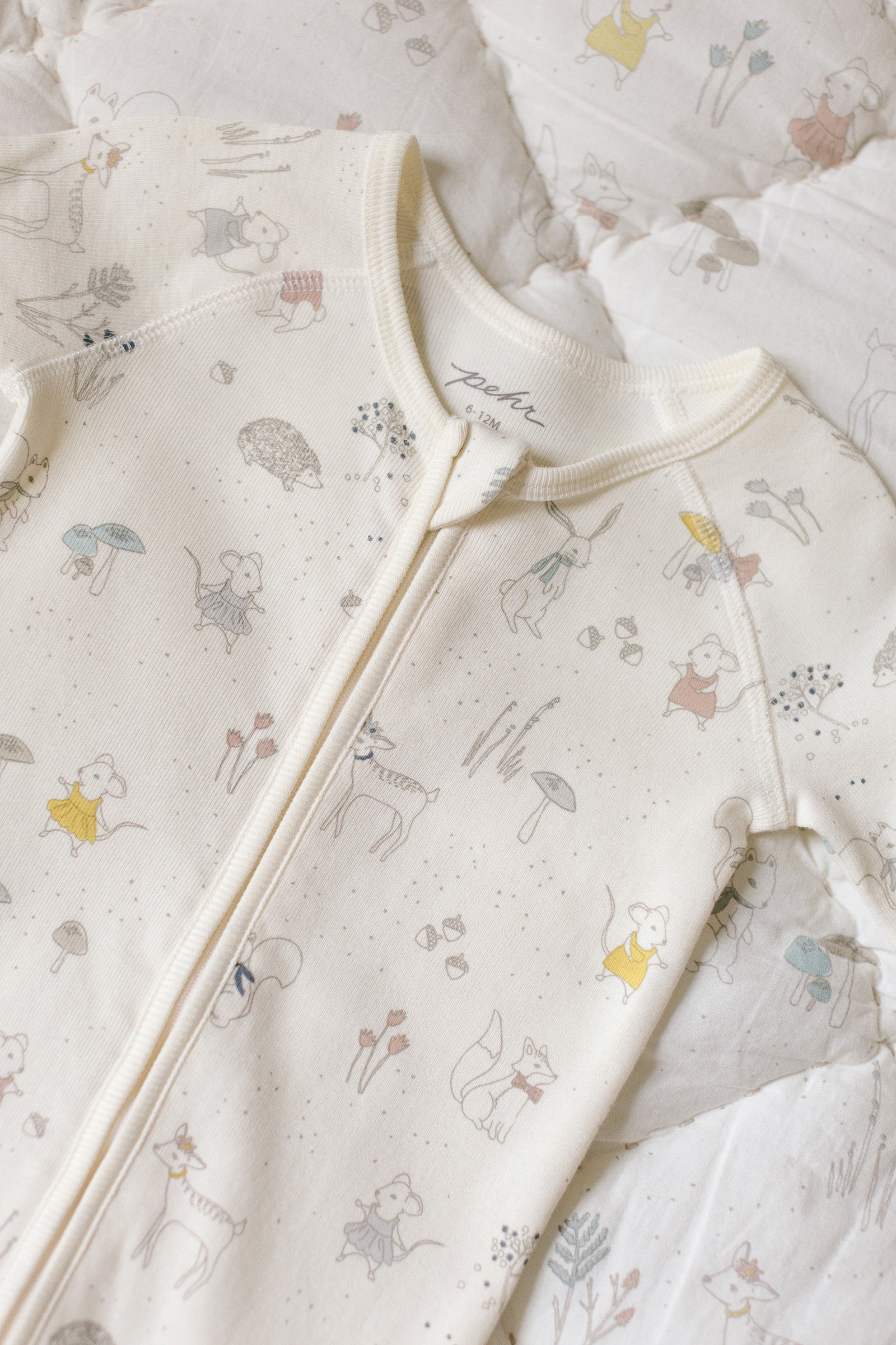 Pehr-Ribbed Baby Sleeper-Magical Forest-5