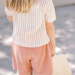 Pehr-Dropped Shoulder Short Sleeve T-Shirt-Stripes Away Peony-3