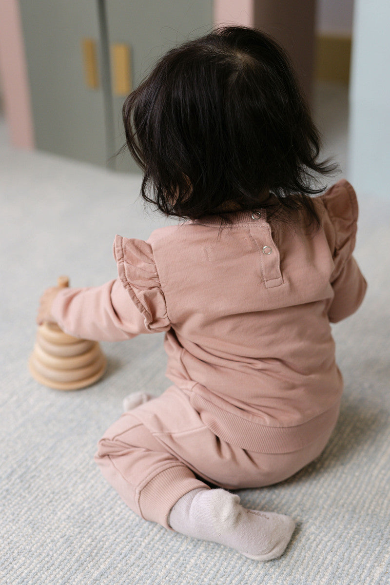 Pehr-French Terry Matching Set-Soft Peony-4