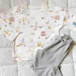Pehr-Dropped Shoulder Long Sleeve Toddler Top-Explore New York-4