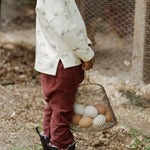 Pehr-Dropped Shoulder Long Sleeve Toddler Top-Field Work-6