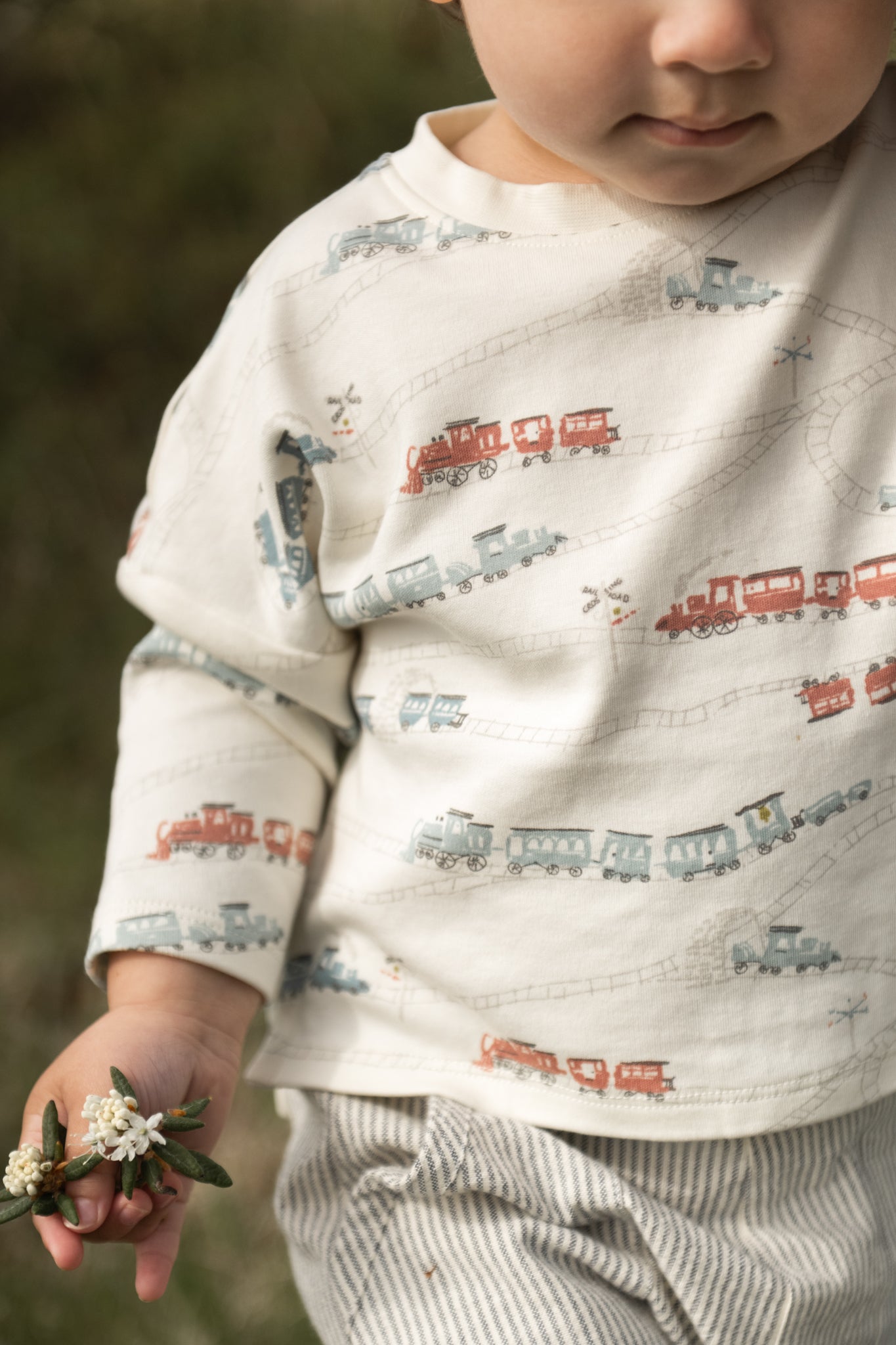 Pehr-Dropped Shoulder Long Sleeve Top-Locomotive-2