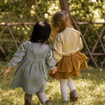 Pehr-Gingham Long Sleeve Top-Dijon-4