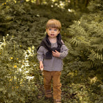 Pehr-Gingham Long Sleeve Top-Indigo-4