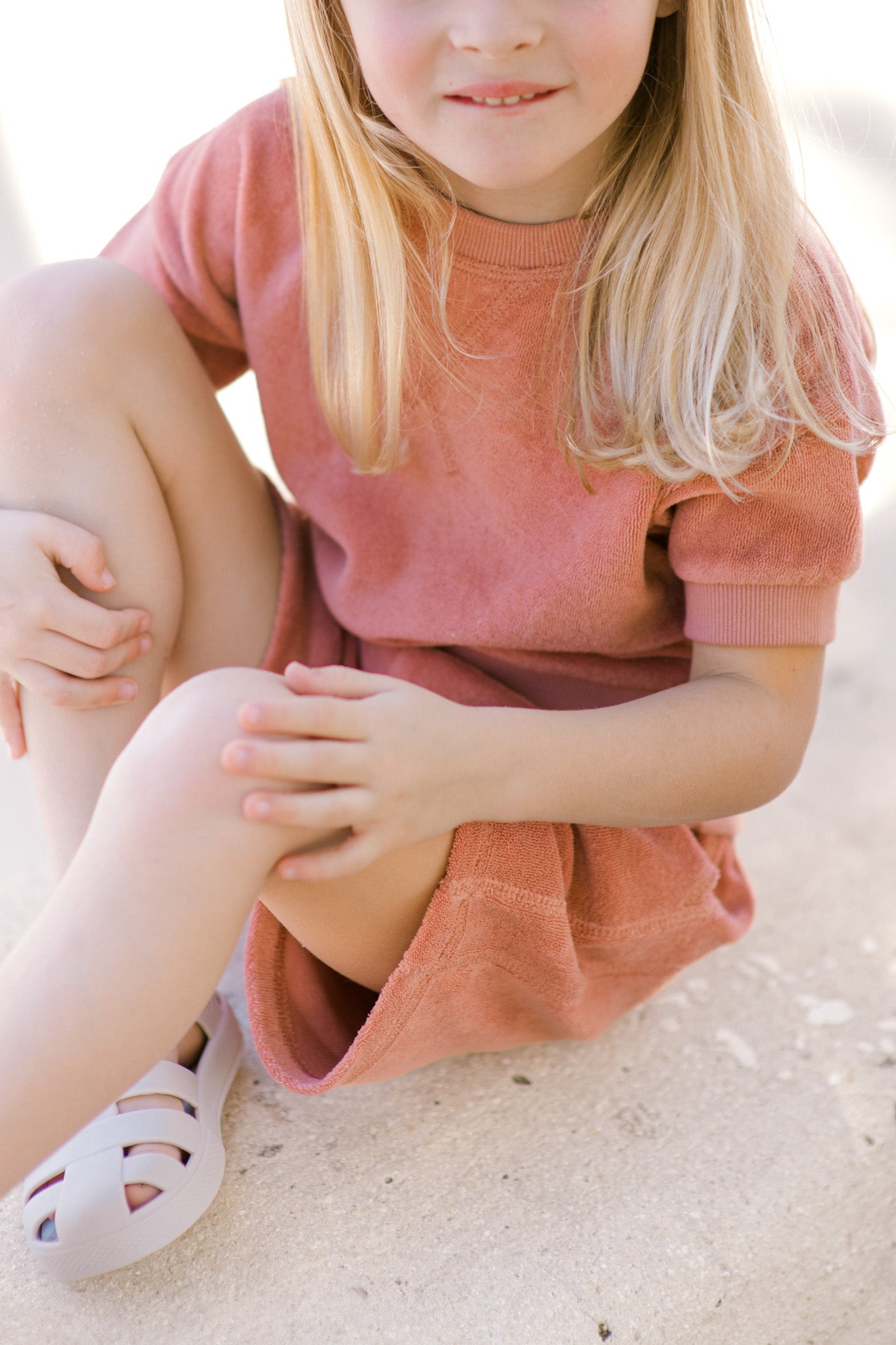 Pehr-Classic Terry Dropped Shoulder Short Sleeve Top-Shell-Toddler-2