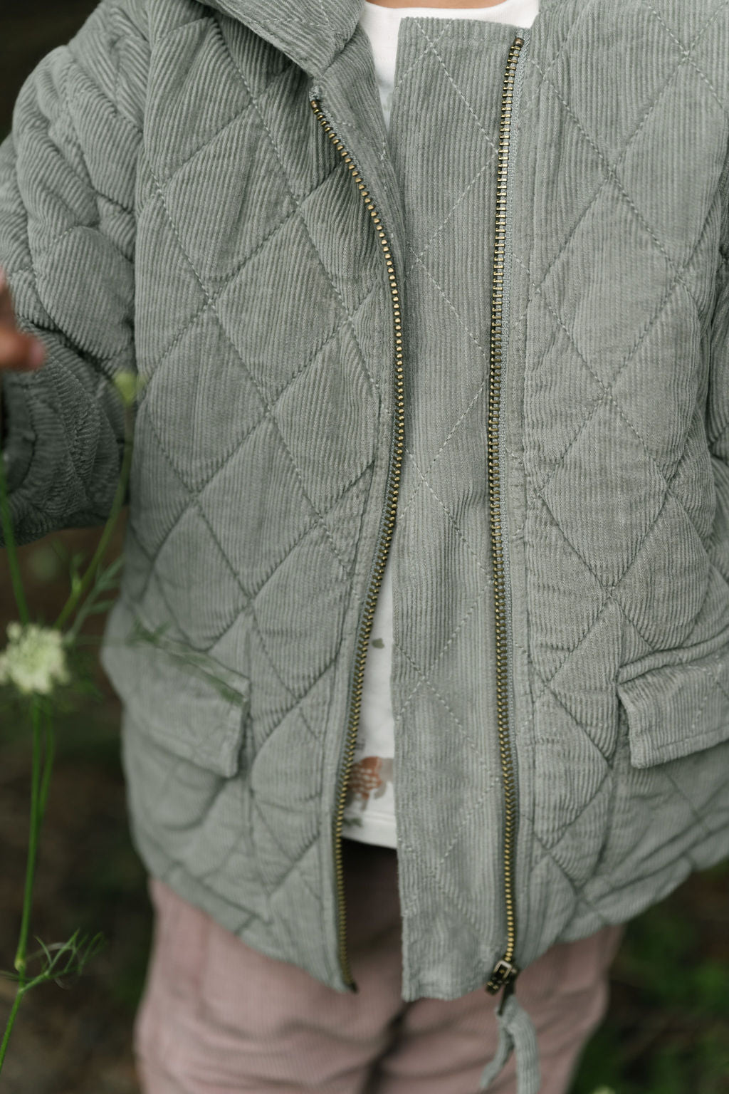Corduroy Kids Quilted Jacket Jacket Pehr Canada