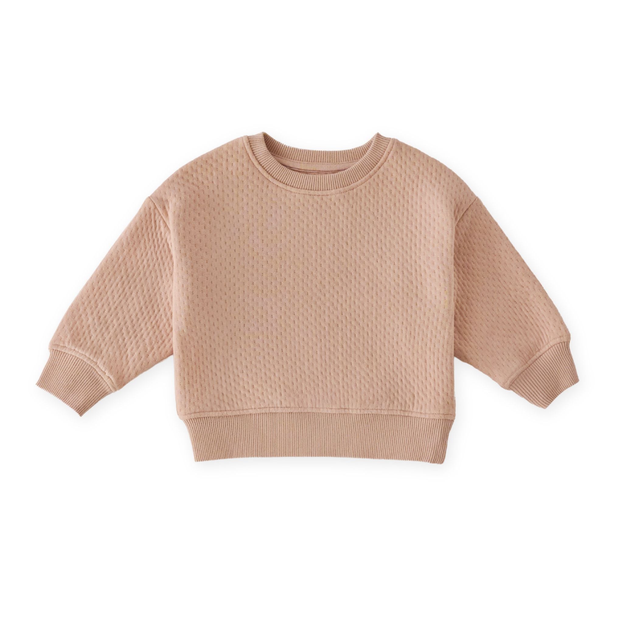 Cloud Sweatshirt Top Pehr Canada Blush 18 - 24 mos.